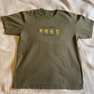 Brixton “Don’t Worry, Feel Happy” Graphic Tee